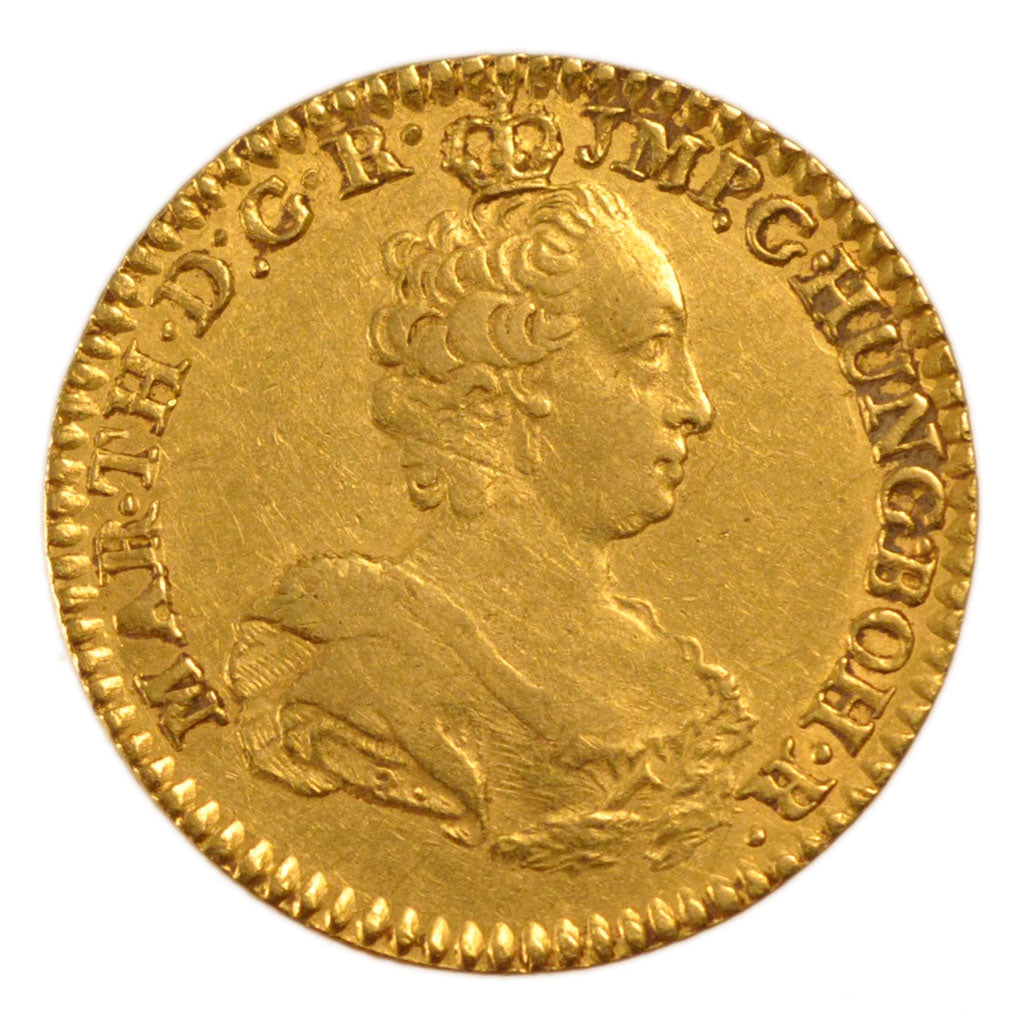 Belgio, 1 Sovereign, 1763, Anvers, BB+, Oro, KM:24