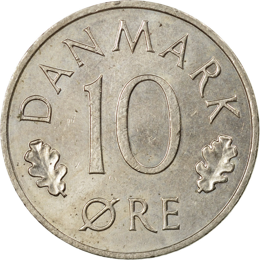 Coin, Denmark, Margrethe II, 10 Öre, 1986, Copenhagen, EF(40-45)