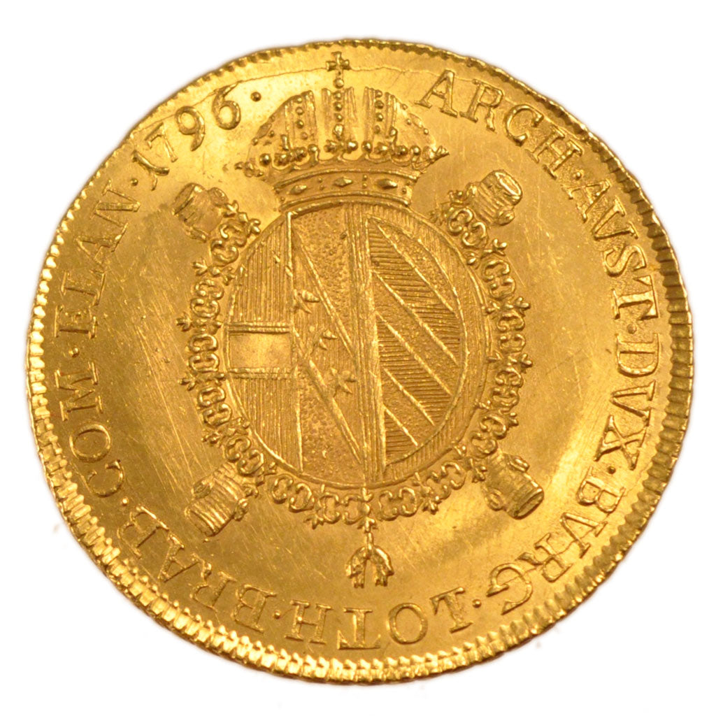 Belgium, 1 Sovereign, 1796, KM #64, MS(60-62), Gold, 11.10