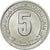 Moneta, Algieria, 5 Centimes, Undated (1974), Paris, AU(55-58), Aluminium
