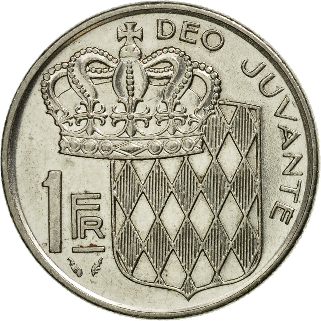 Coin, Monaco, Rainier III, Franc, 1979, EF(40-45), Nickel, KM:140, Gadoury:MC