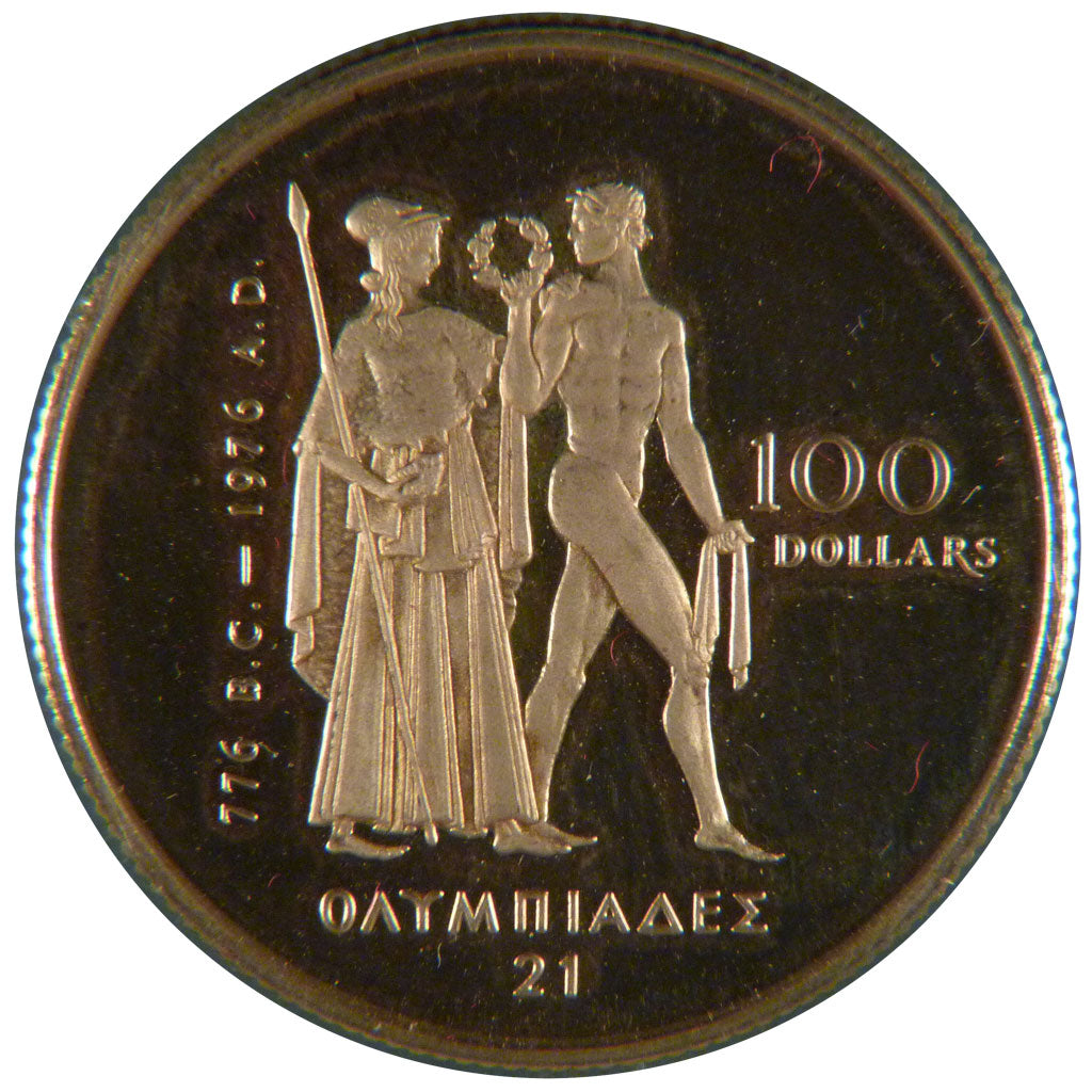 Canada, 100 Dollars, 1976, KM #116, MS(60-62), Gold, 25, 16.90