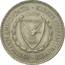 Coin, Cyprus, 100 Mils, 1979, VF(30-35), Copper-nickel, KM:42