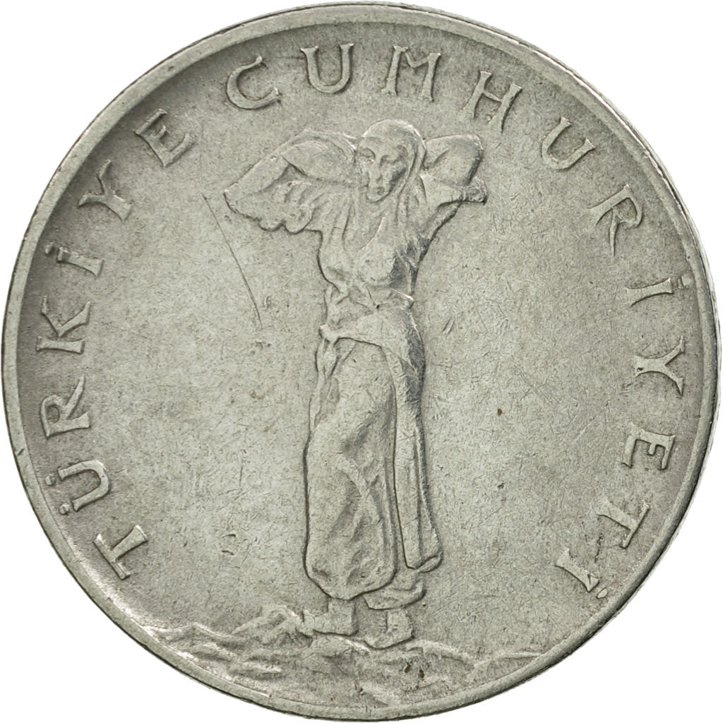 Coin, Turkey, 25 Kurus, 1961, EF(40-45), Stainless Steel, KM:892.2