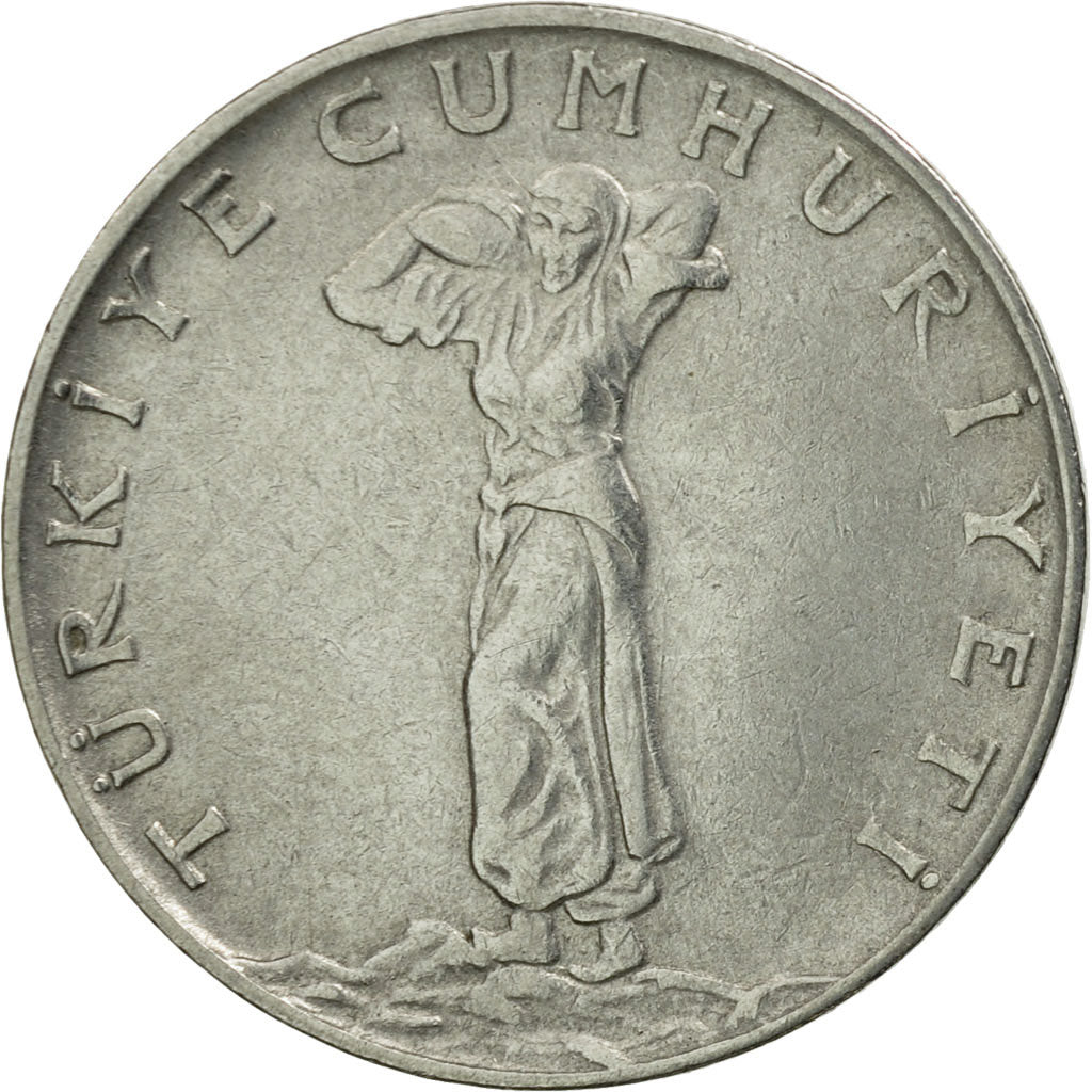 Coin, Turkey, 25 Kurus, 1963, EF(40-45), Stainless Steel, KM:892.2