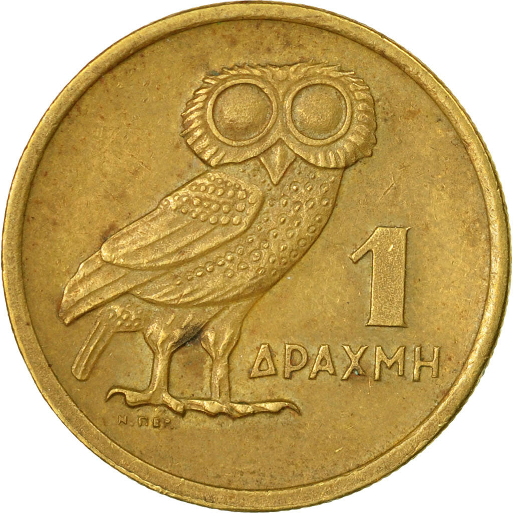Coin, Greece, Constantine II, Drachma, 1973, F(12-15), Copper-nickel, KM:98