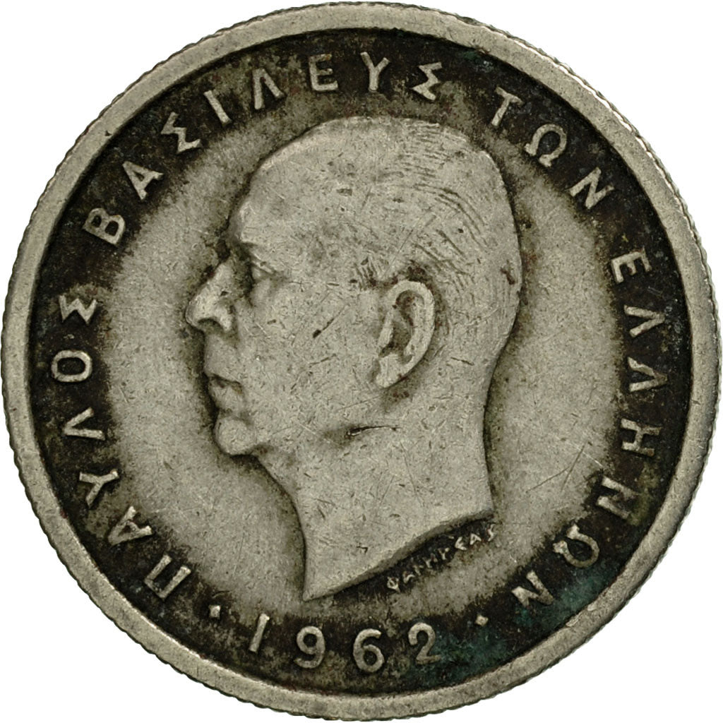 Munten, Griekenland, Paul I, 50 Lepta, 1962, FR+, Copper-nickel, KM:80
