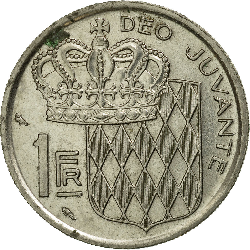 Moneda, Mónaco, Rainier III, Franc, 1968, BC+, Níquel, KM:140, Gadoury:MC 150