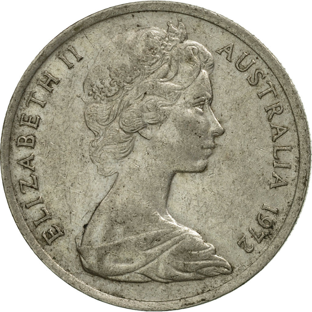 Coin, Australia, Elizabeth II, 5 Cents, 1972, VF(30-35), Copper-nickel, KM:64