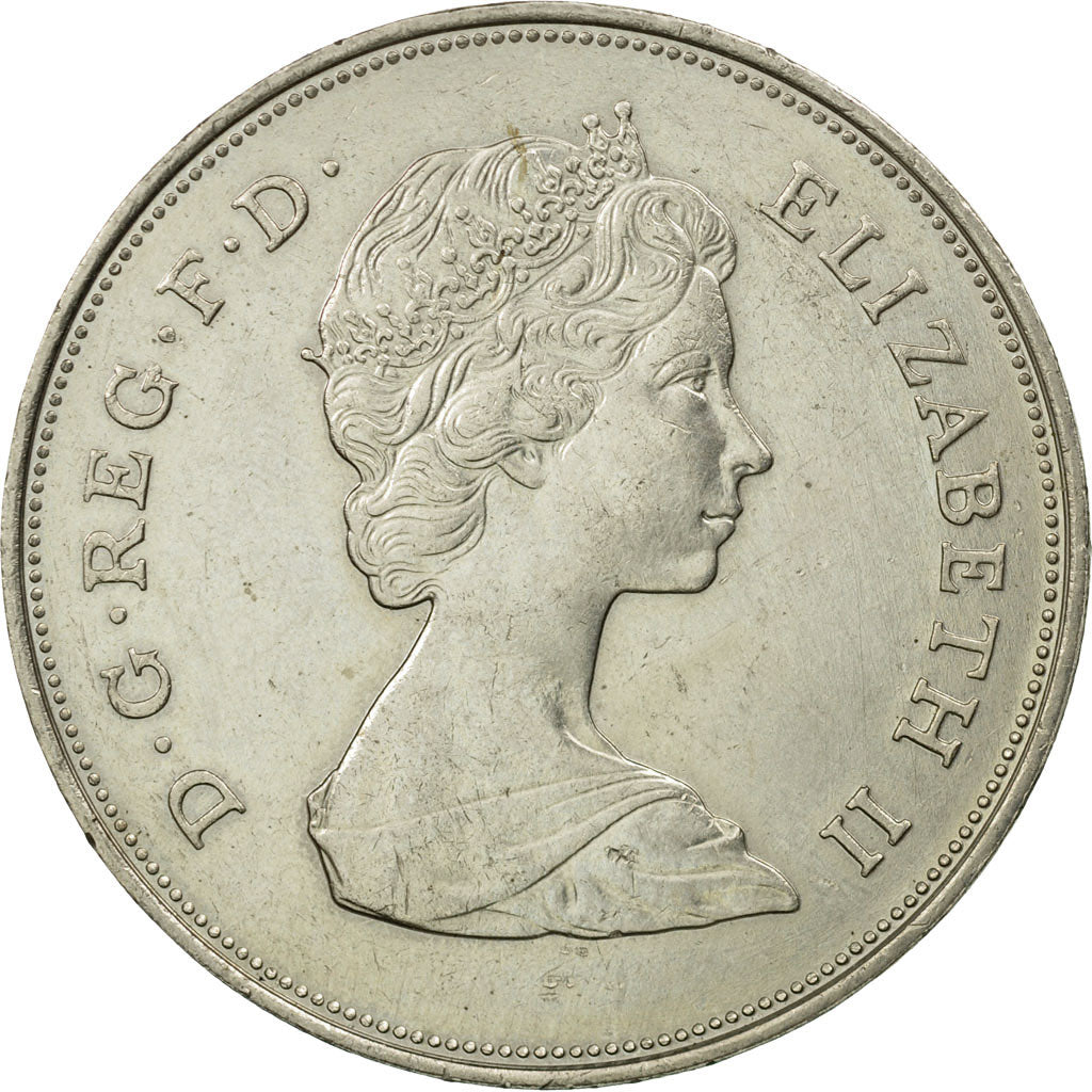 Coin, Great Britain, Elizabeth II, 25 New Pence, 1981, EF(40-45), Copper-nickel