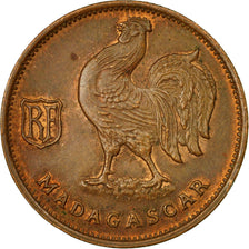 Coin, Madagascar, 50 Centimes, 1943, Pretoria, EF(40-45), Bronze, KM:1