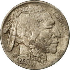 Moneta, Stati Uniti, Buffalo Nickel, 5 Cents, 1935, U.S. Mint, Philadelphia, B+