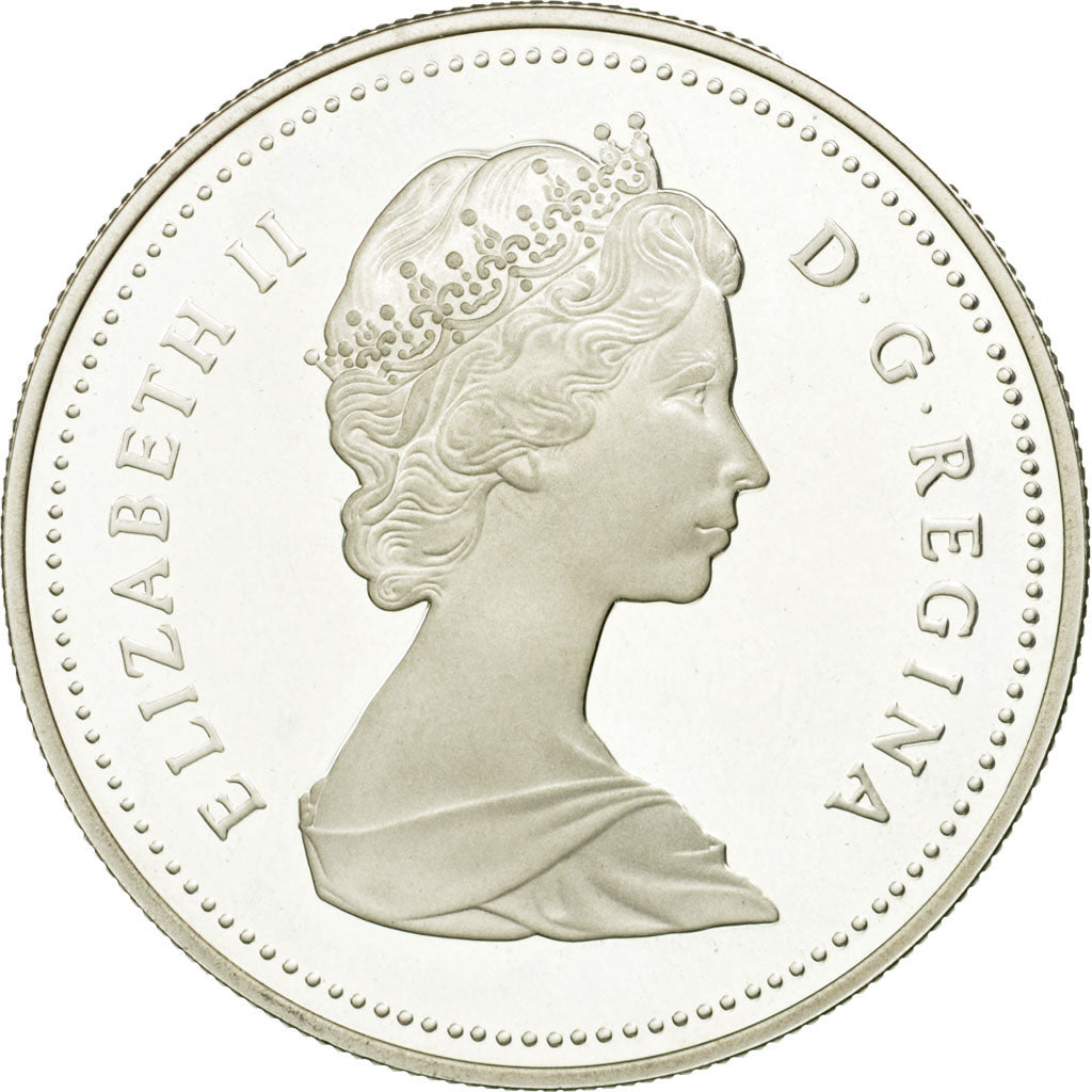 Coin, Canada, Elizabeth II, Dollar, 1987, Royal Canadian Mint, Ottawa
