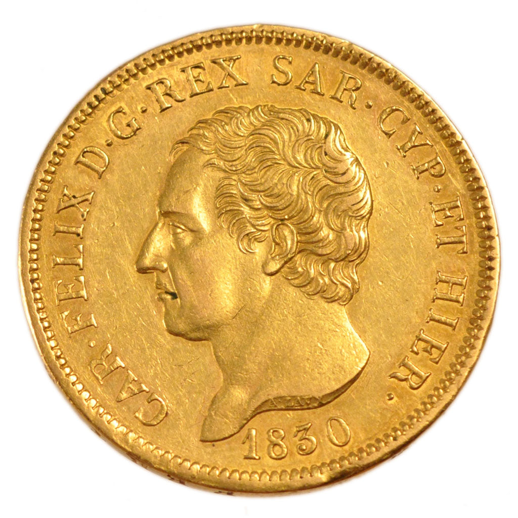 Italy, 80 Lires, 1830, KM #C 108.2, AU(55-58), Gold, 25.70