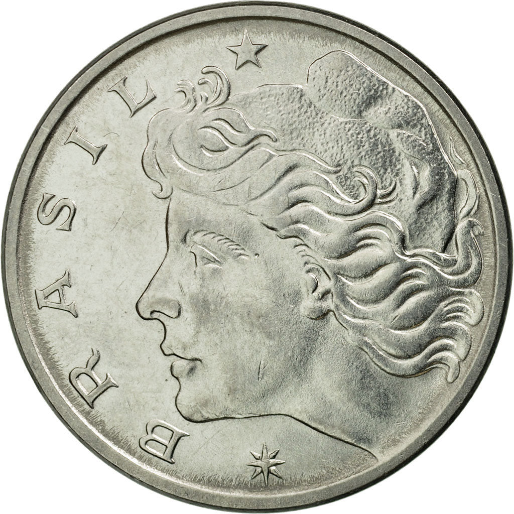 Coin, Brazil, 50 Centavos, 1978, AU(50-53), Stainless Steel, KM:580b