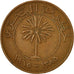 Coin, Bahrain, 10 Fils, 1970, EF(40-45), Bronze, KM:3