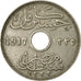 Coin, Egypt, Hussein Kamil, 10 Milliemes, 1917, EF(40-45), Copper-nickel, KM:316