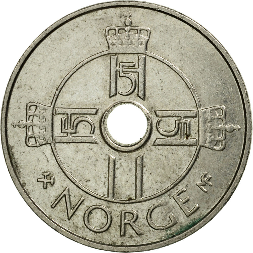 Moneta, Norwegia, Harald V, Krone, 2003, EF(40-45), Miedź-Nikiel, KM:462