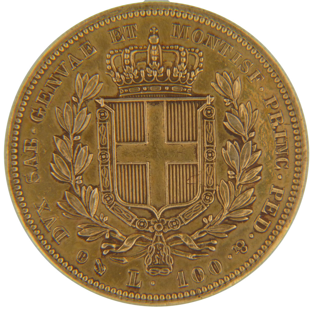 Italie, Sardaigne, 100 Lires