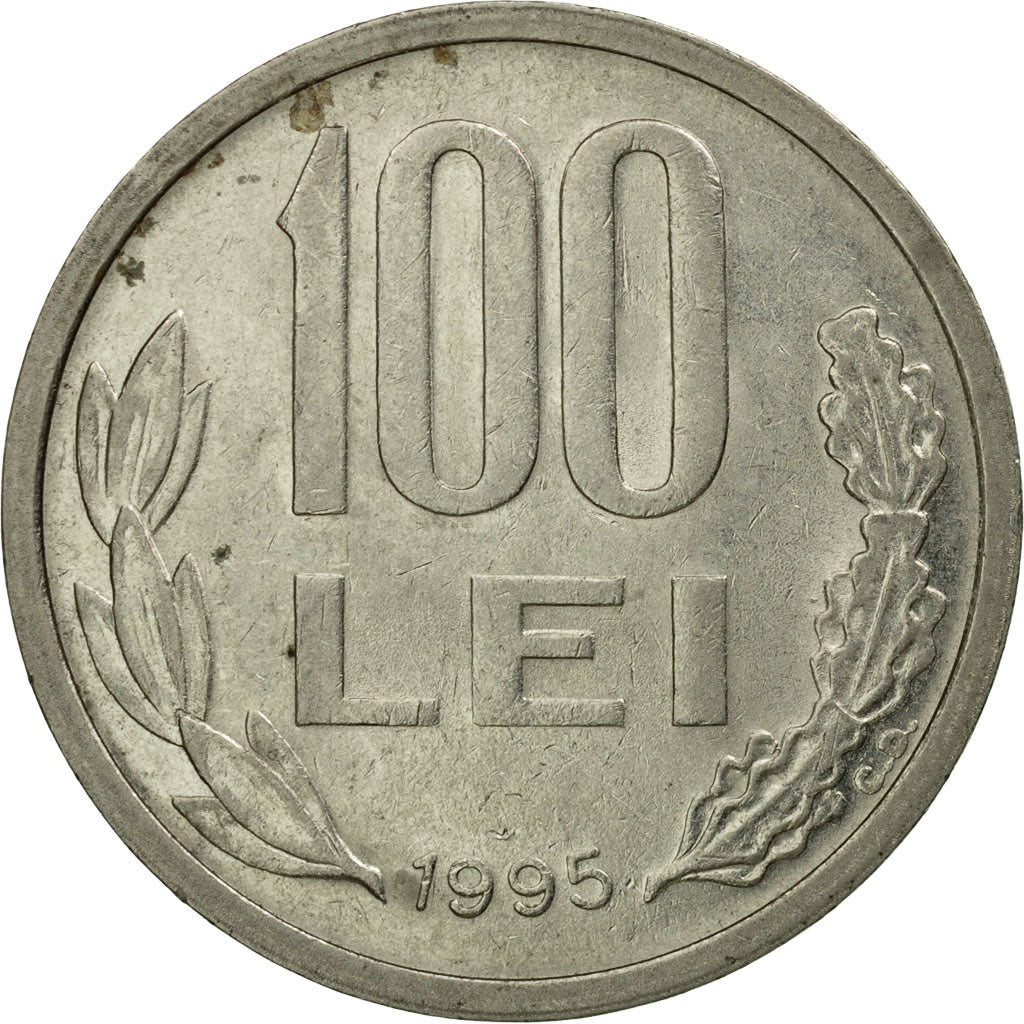 Monnaie, Roumanie, 100 Lei, 1995, TTB, Nickel plated steel, KM:111