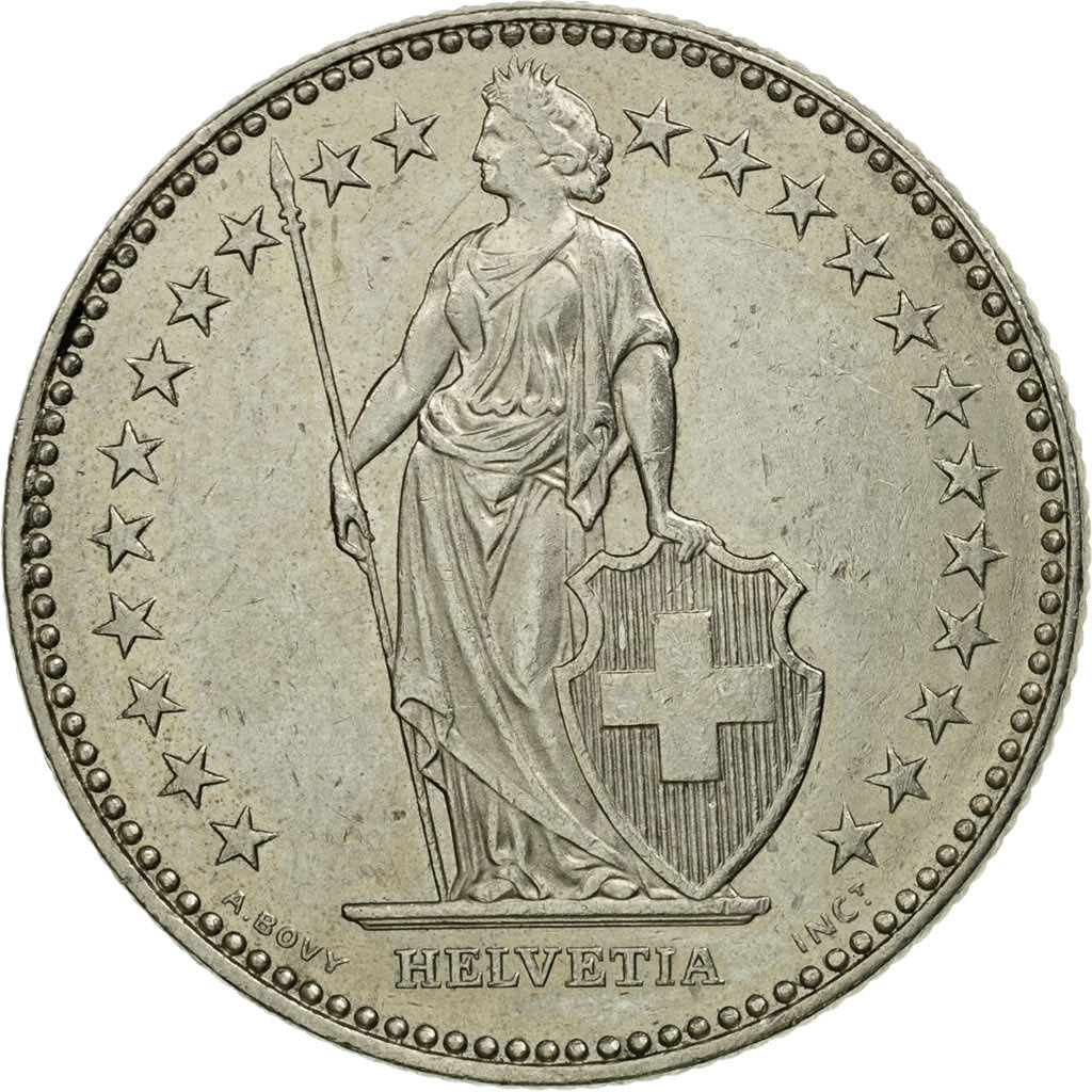 Münze, Schweiz, 2 Francs, 1995, Bern, SS, Copper-nickel, KM:21a.3