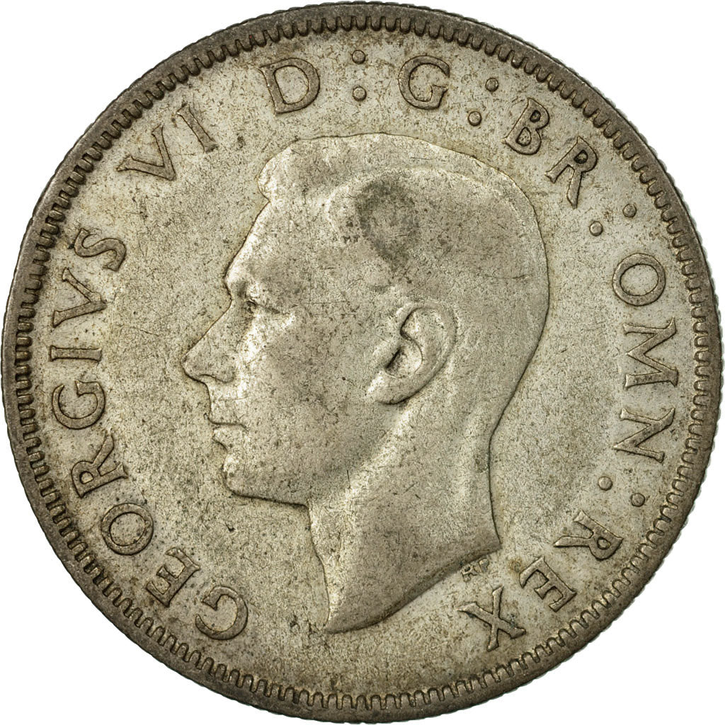 Coin, Great Britain, George VI, Florin, Two Shillings, 1941, VF(20-25), Silver