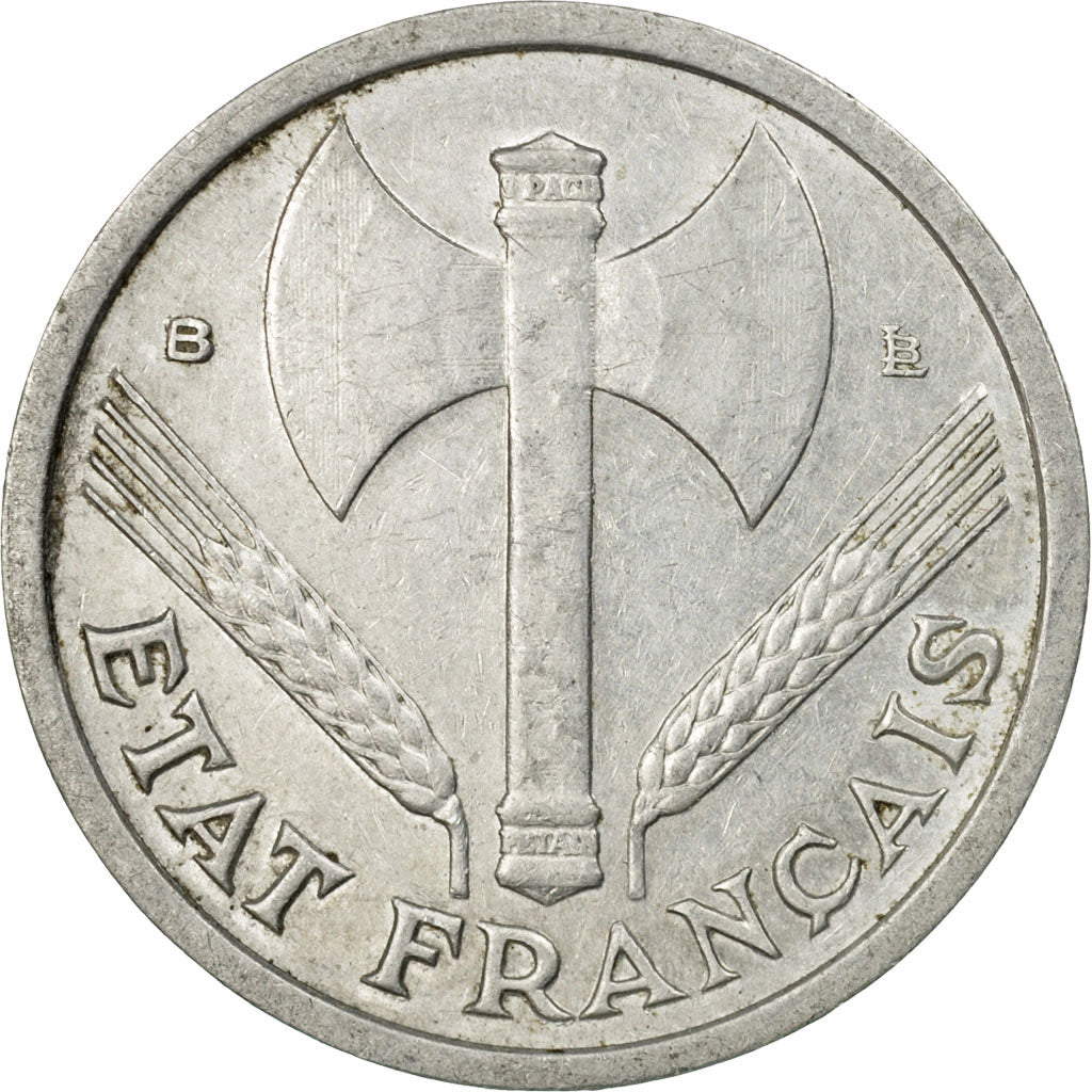 Coin, France, Bazor, Franc, 1944, VF(30-35), Aluminum, KM:902.2