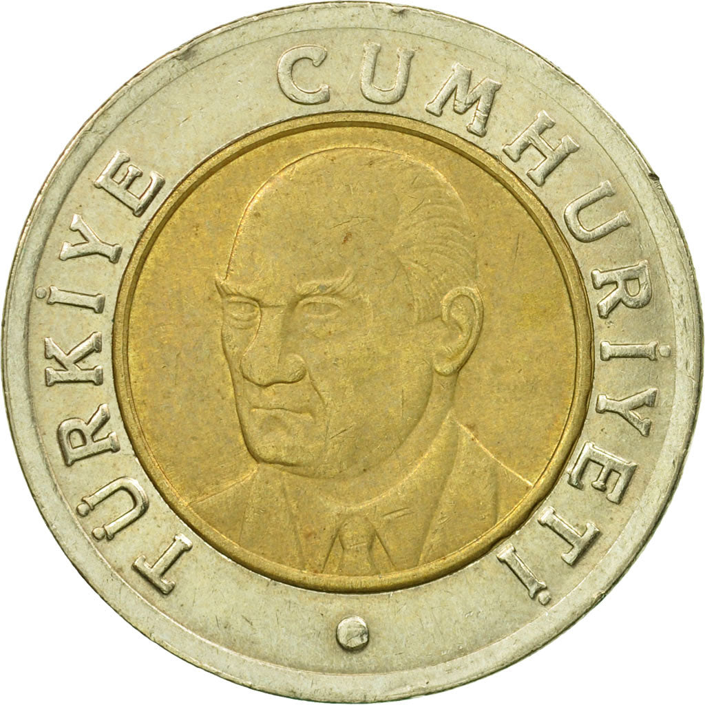 Monnaie, Turquie, New Lira, 2005, Istanbul, TTB+, Bi-Metallic, KM:1169