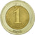 Moneta, Turcja, New Lira, 2005, Istanbul, AU(50-53), Bimetaliczny, KM:1169