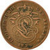 Coin, Belgium, Leopold II, 2 Centimes, 1875, EF(40-45), Copper, KM:35.1