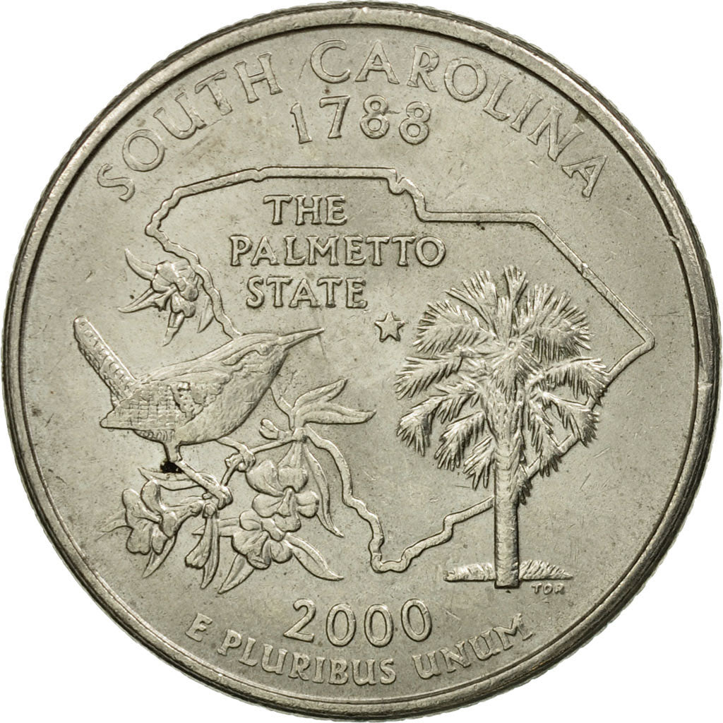 Coin, United States, Quarter, 2000, U.S. Mint, Philadelphia, EF(40-45)