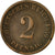 Coin, GERMANY - EMPIRE, Wilhelm I, 2 Pfennig, 1876, Frankfurt, EF(40-45)