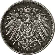 Coin, GERMANY - EMPIRE, 5 Pfennig, 1921, Berlin, EF(40-45), Iron, KM:19