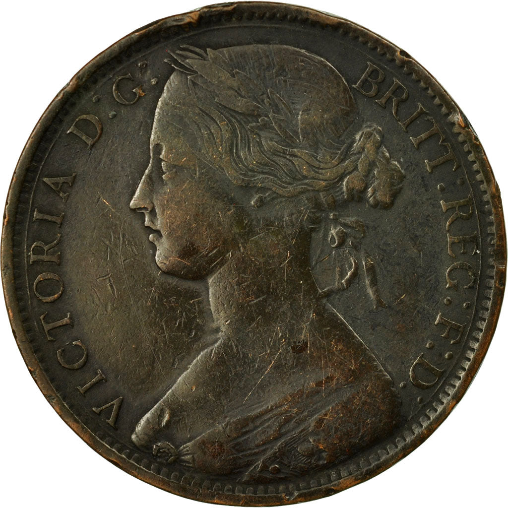 Coin, Great Britain, Victoria, Penny, 1961, VF(20-25), Bronze, KM:749.2