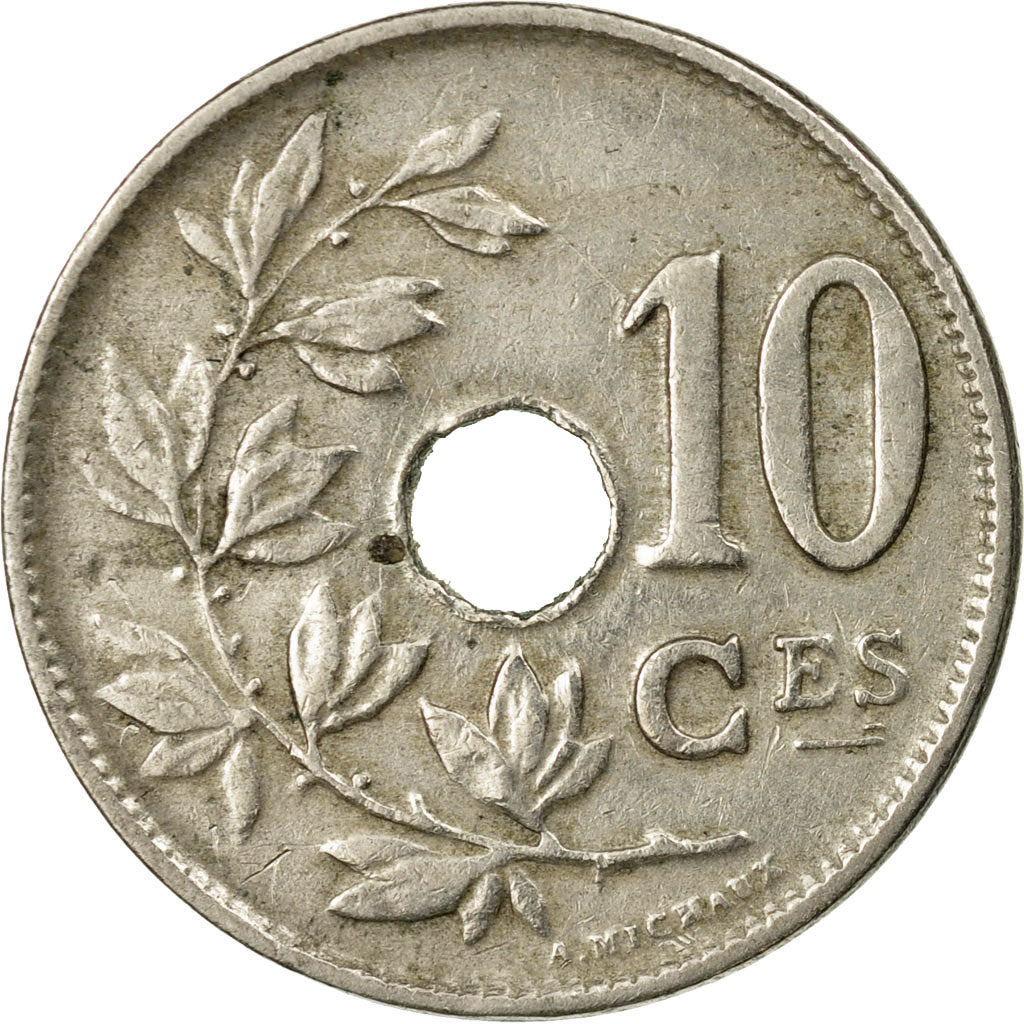 Coin, Belgium, 10 Centimes, 1920, EF(40-45), Copper-nickel, KM:85.2