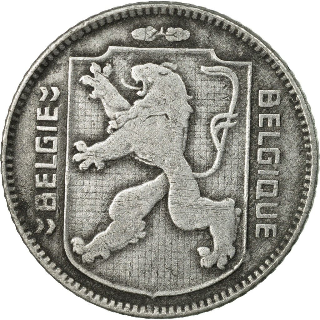 Coin, Belgium, Franc, 1944, AU(50-53), Zinc, KM:128
