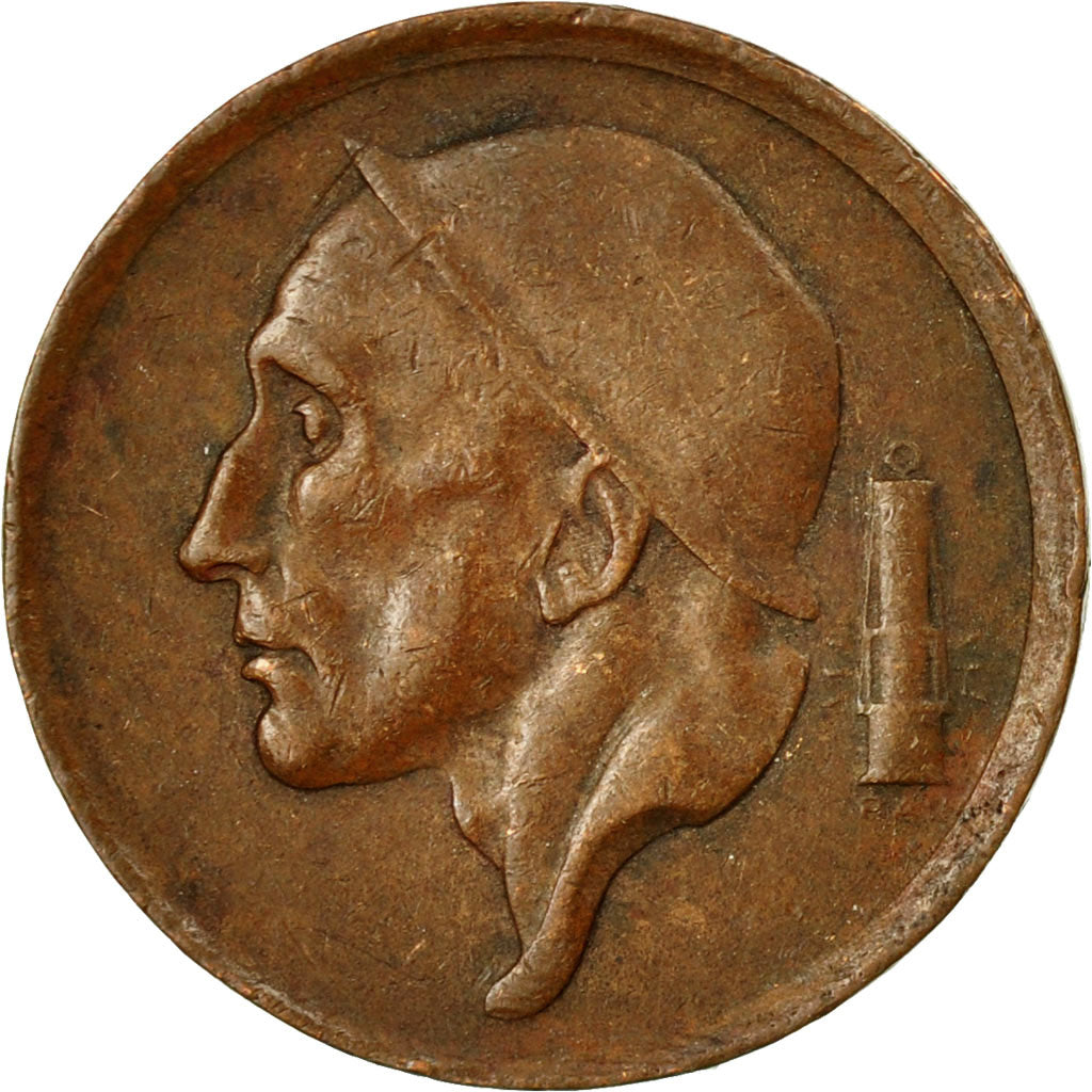 Coin, Belgium, 20 Centimes, 1954, AU(50-53), Bronze, KM:147.1