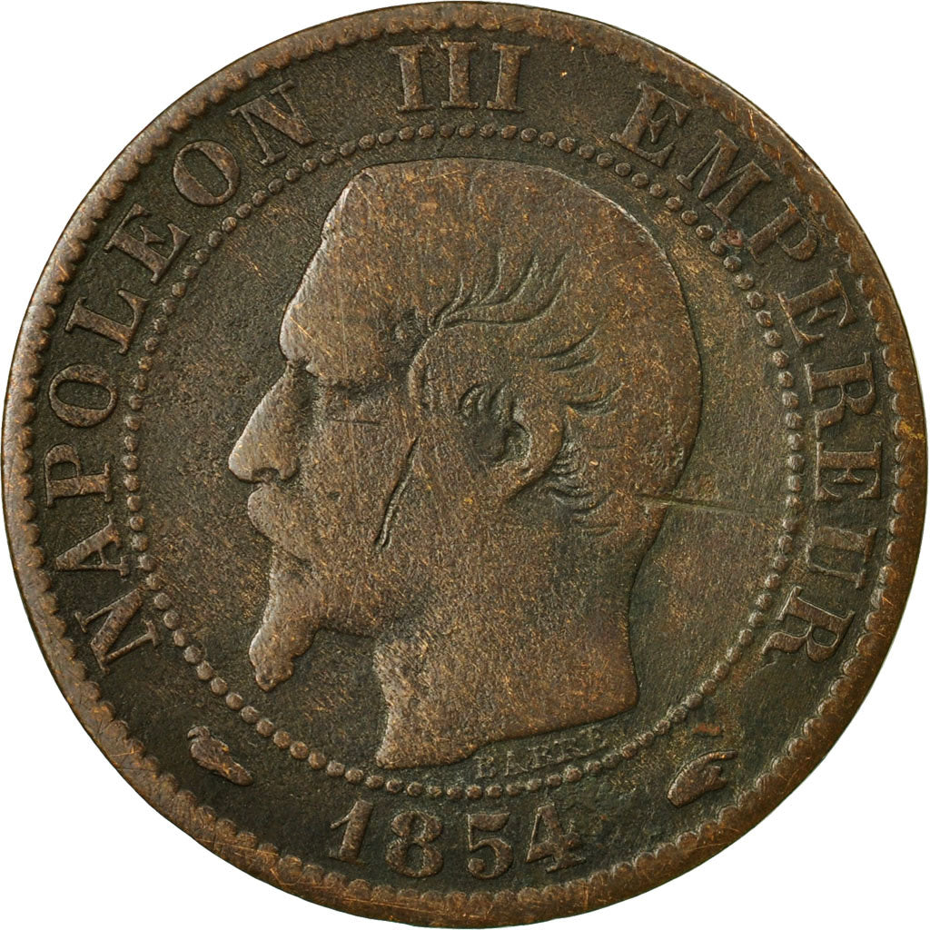Munten, Frankrijk, Napoleon III, Napoléon III, 5 Centimes, 1854, Paris, FR
