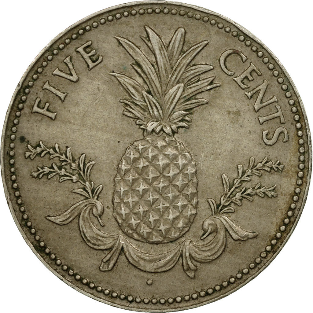 Coin, Bahamas, Elizabeth II, 5 Cents, 1975, Franklin Mint, VF(30-35)