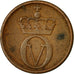 Coin, Norway, Olav V, Ore, 1958, EF(40-45), Bronze, KM:403