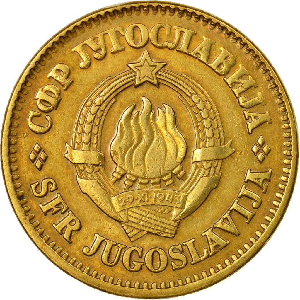 Monnaie, Yougoslavie, 50 Para, 1977, TTB+, Laiton, KM:46.1