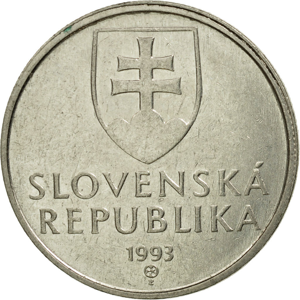 Munten, Hongarije, 5 Forint, 1993, Budapest, ZF, Nickel-brass, KM:694