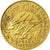 Moneda, Camerún, 10 Francs, 1958, Paris, MBC, Aluminio - bronce, KM:11