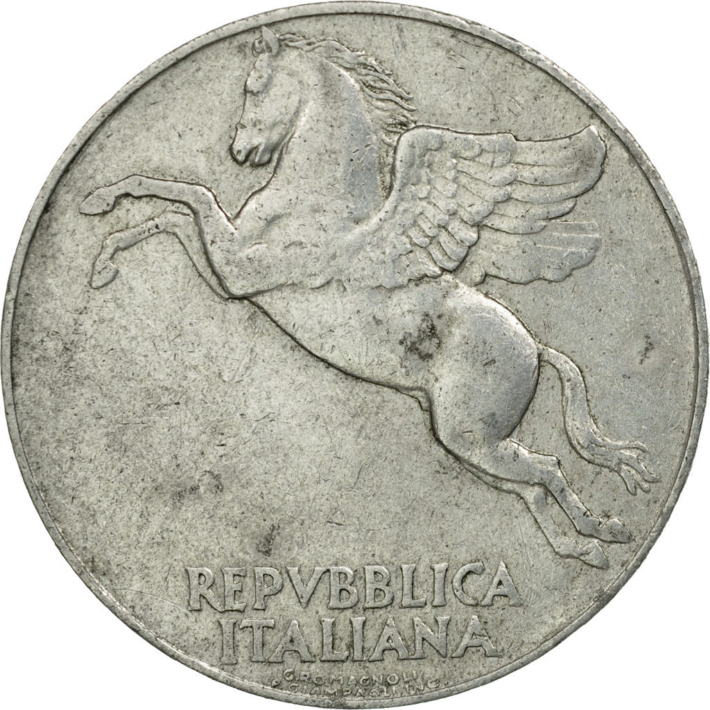 Monnaie, Italie, 10 Lire, 1949, Rome, TB+, Aluminium, KM:90