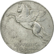 Monnaie, Italie, 10 Lire, 1949, Rome, TB+, Aluminium, KM:90