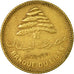 Coin, Lebanon, 5 Piastres, 1970, EF(40-45), Nickel-brass, KM:25.1