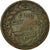 Coin, Monaco, Honore V, 5 Centimes, Cinq, 1837, Monaco, F(12-15), Copper