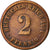 Coin, GERMANY - EMPIRE, Wilhelm I, 2 Pfennig, 1874, Berlin, VF(30-35), Copper