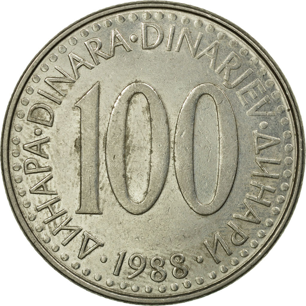 Moneta, Iugoslavia, 50 Dinara, 1988, MB, Rame-nichel-zinco, KM:113