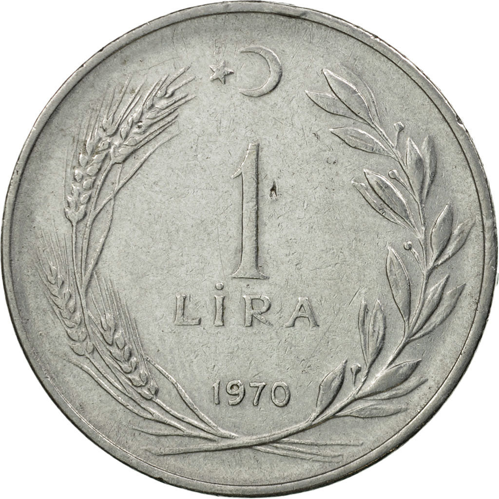 Coin, Turkey, Lira, 1960, EF(40-45), Stainless Steel, KM:889a.2